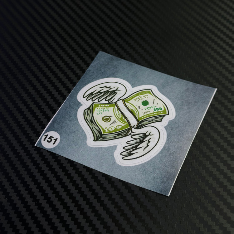 برچسب استیکر پول