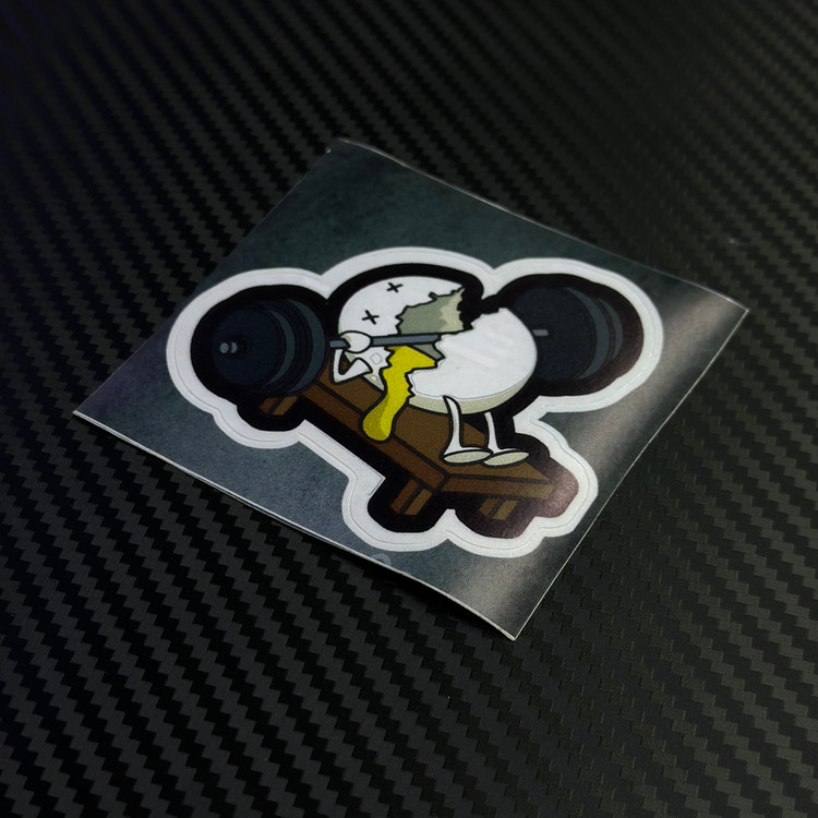 استیکر تخم مرغ بدنساز