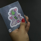 برچسب و استیکر قورباغه