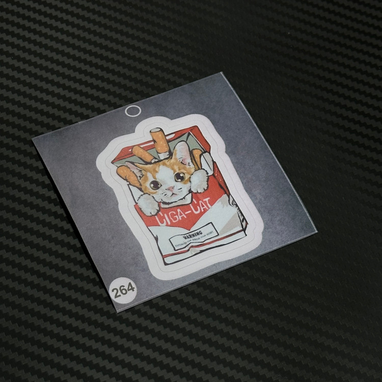 برچسب و استیکر گربه