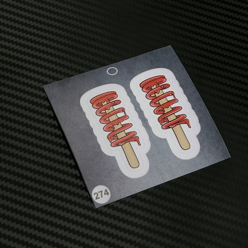 استیکر کمک فنر برند استیکر لئو مدل کمک فنر بستنی کد ۲۷۴