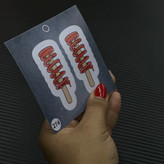 استیکر کمک فنر برند استیکر لئو مدل کمک فنر بستنی کد ۲۷۴