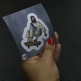 استیکر عیسی برند استیکر لئو مدل عیسی اسکیت سوار کد ۱۸۸