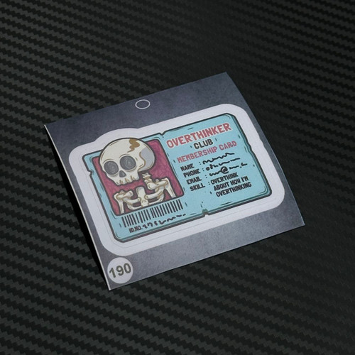 کارت شناسایی برند استیکر لئو مدل اسکلت کد ۱۹۰