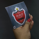 استیکر پرسپولیس برند استیکر لئو مدل برچسب و استیکر پشت چسب دار تیم پرسپولیس کد ۵۳