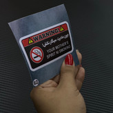 استیکر سیگار ممنوع برند استیکر لئو مدل سیگار ممنوع کد ۶۲