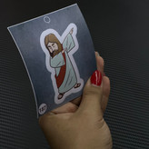 استیکر مسیح برند استیکر لئو مدل فوتبالی کد ۱۸۷