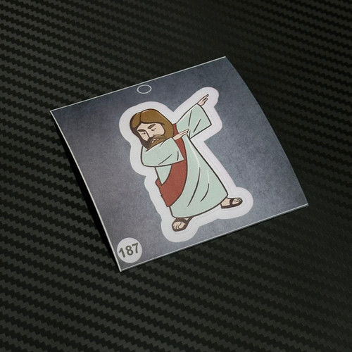 استیکر مسیح برند استیکر لئو مدل فوتبالی کد ۱۸۷