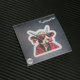 استیکر گوساله برند استیکر لئو مدل استیکر و برچسب گوساله شیک پوش مینیاتوری کد ۱۶۵