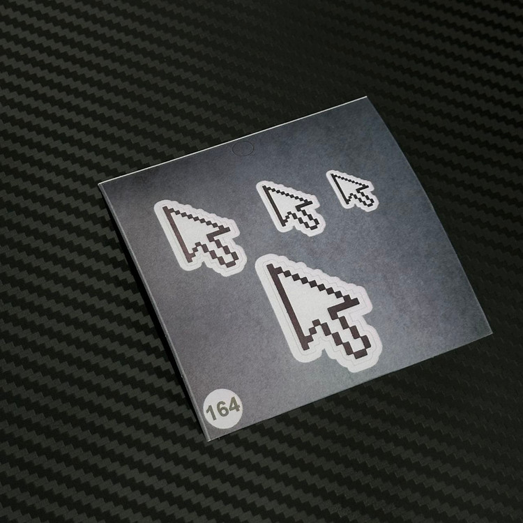 استیکر موس بلند استیکر لئو مدل موس کامپیوتر مینیاتوری کد ۱۶۴