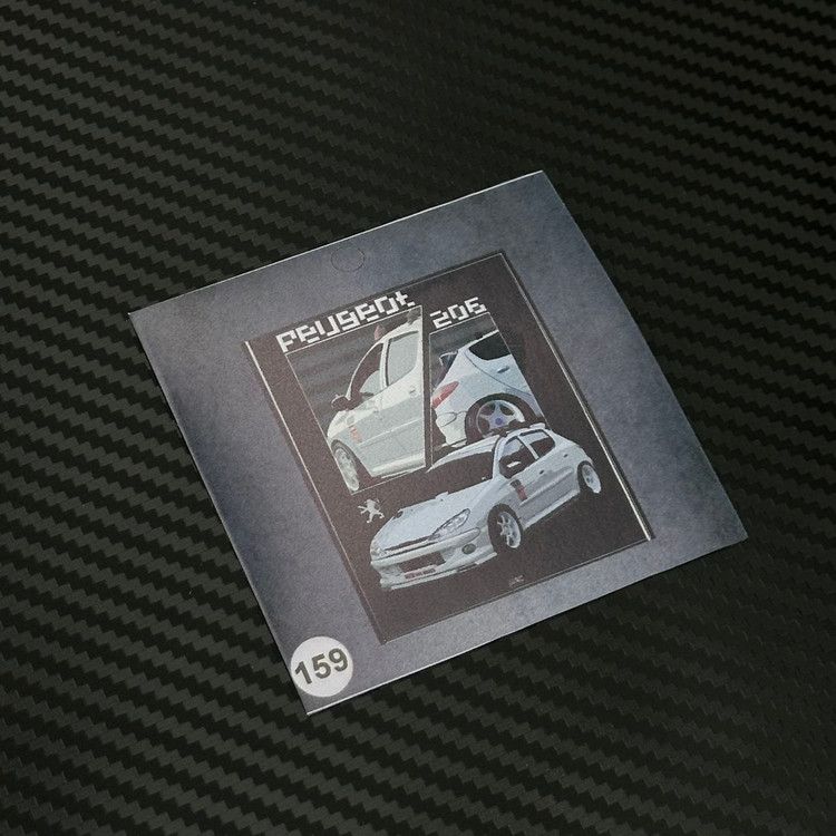 استیکر ۲۰۶ برند استیکر لئو مدل برچسب و استیکر ۲۰۶rc کد ۱۵۹