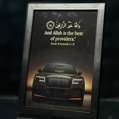 تابلو دکوری رولزرویس برند استیکر لئو